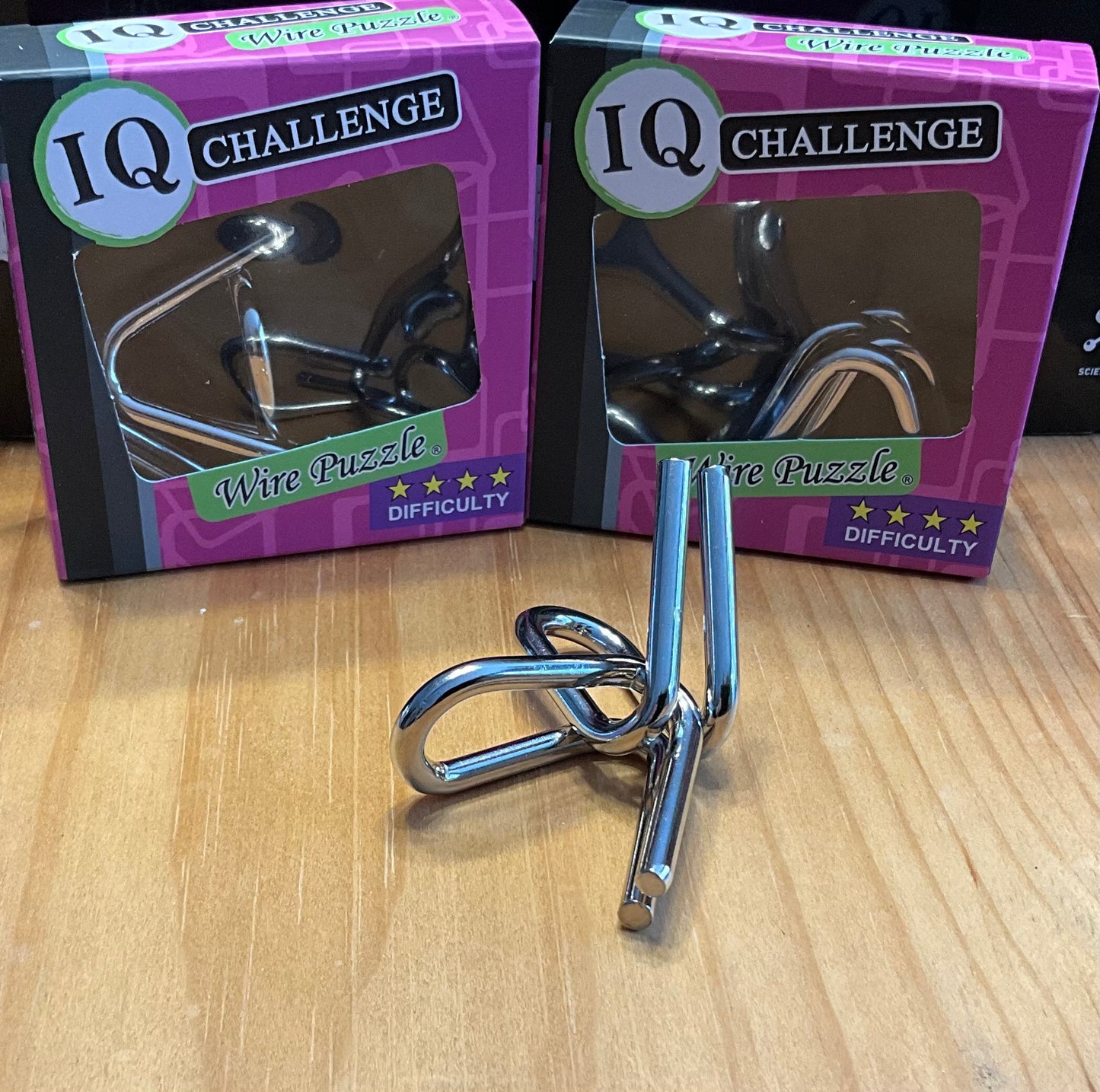 IQ Challenge Metal Wire Puzzles