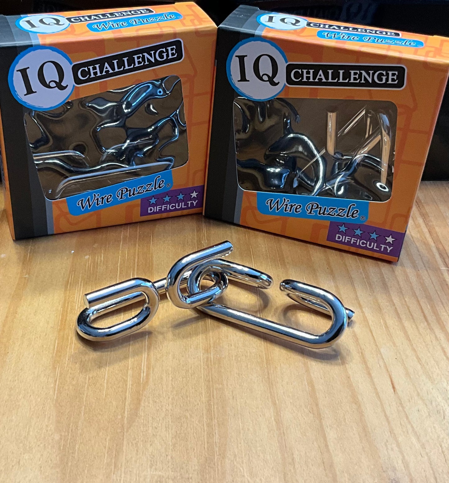 IQ Challenge Metal Wire Puzzles