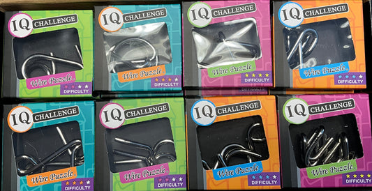 IQ Challenge Metal Wire Puzzles