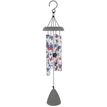 Patriotic Butterly and Flower Chime