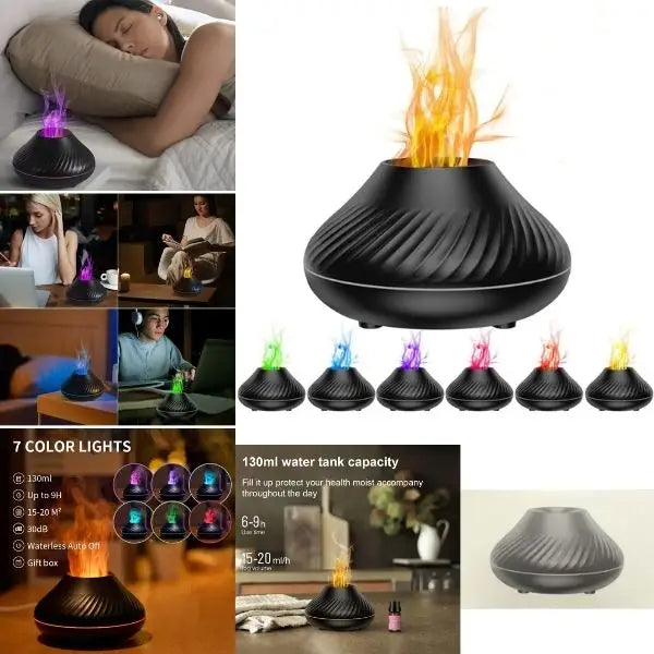 7 Color Mode Flame Diffusers